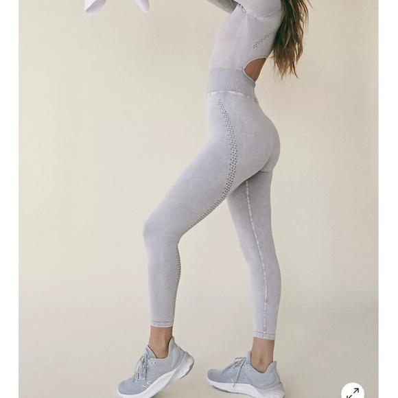 Free people movement good karma onesie in grey - Picture 2 of 5